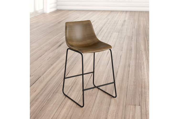 Narrow counter stools online with backs